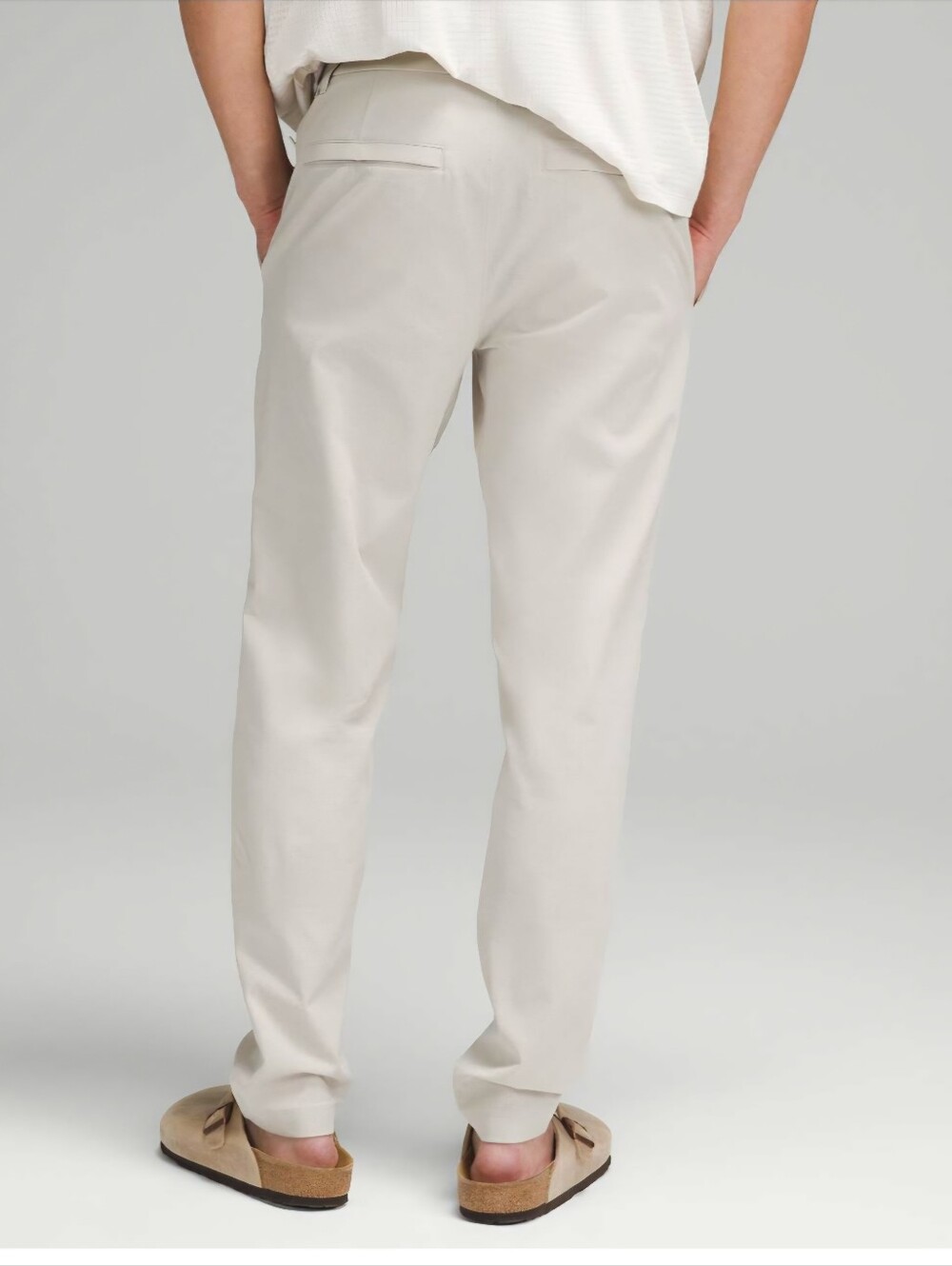 Lululemon Terra Canvas NWOT LAB Winter Series Beige 25" Waist Buttonfly Trousers
